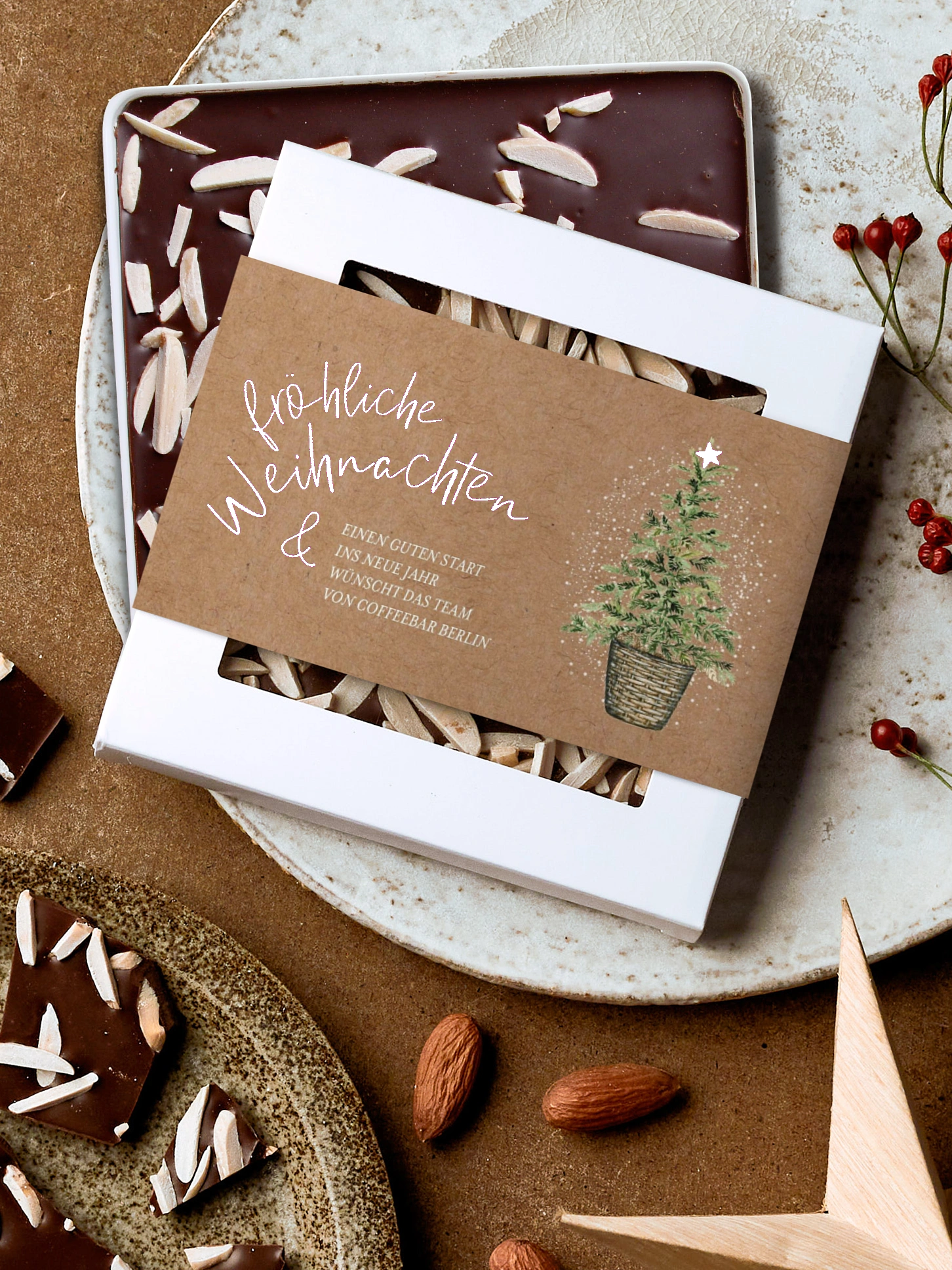 Schokobox geschäftlich Weihnachtlich