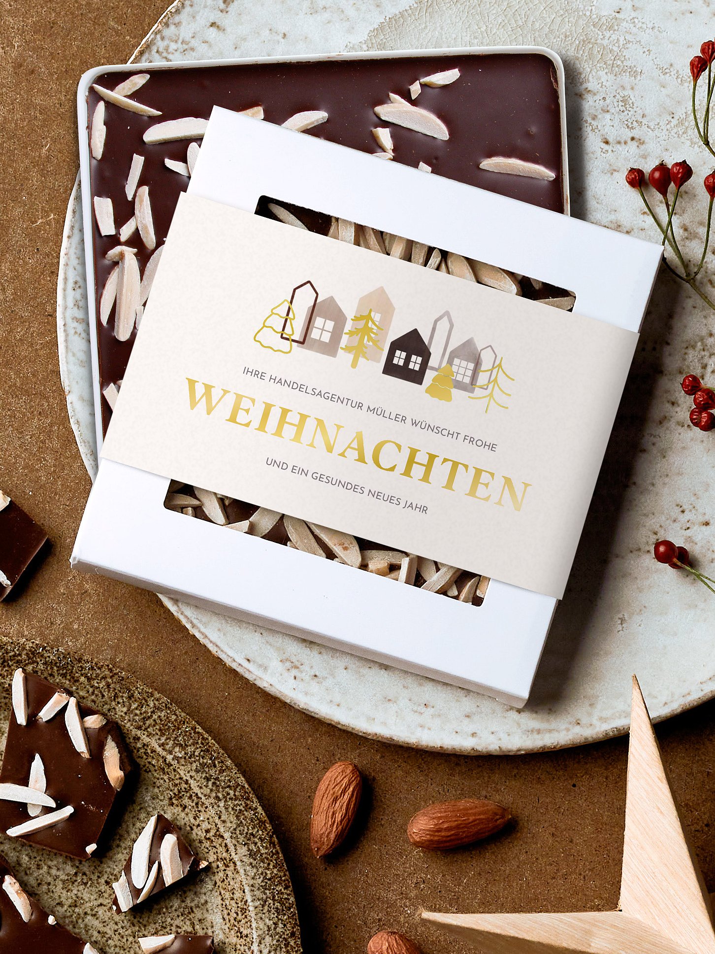 Schokobox geschäftlich Weihnachtsstadt