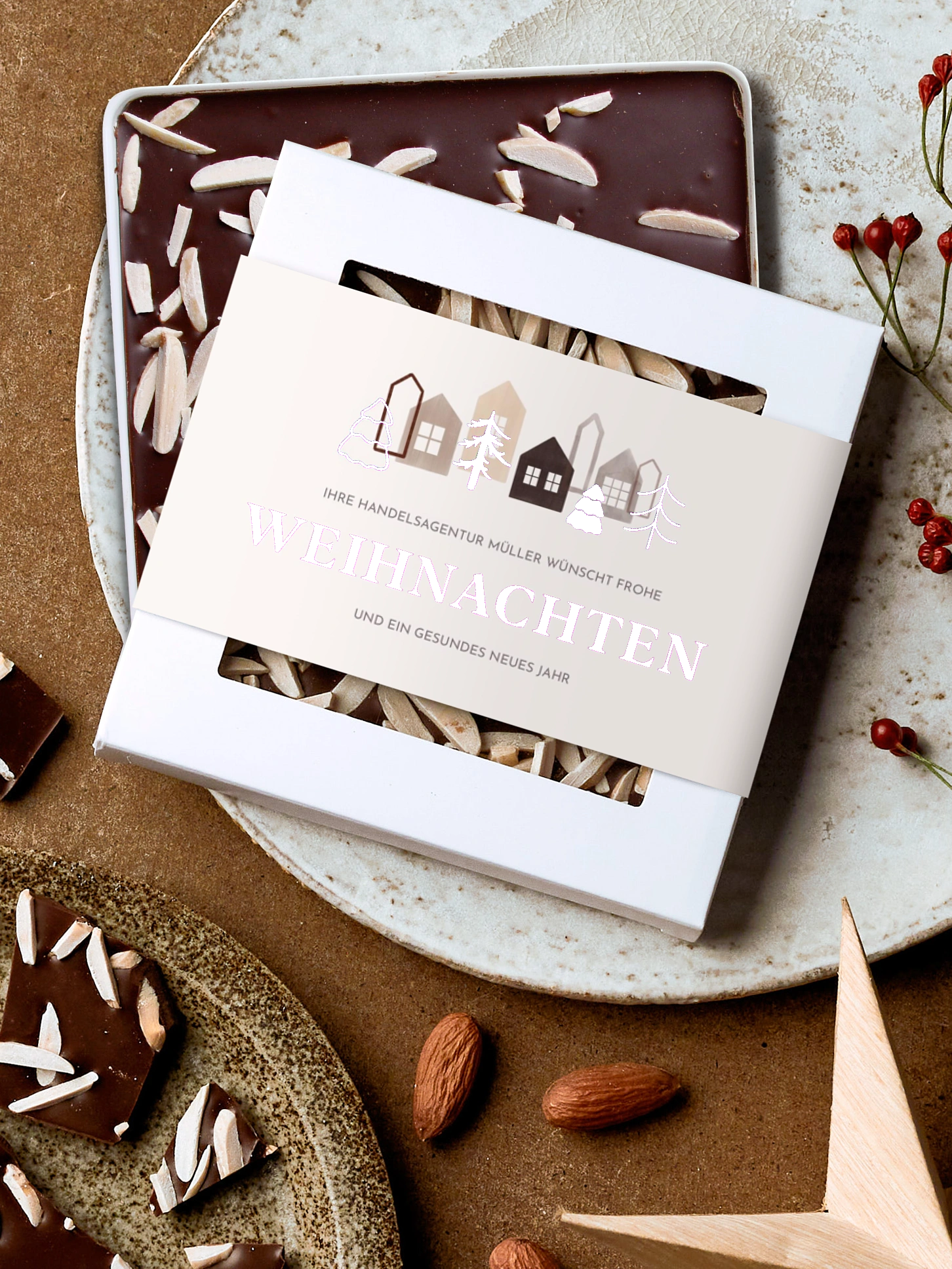 Schokobox geschäftlich Weihnachtsstadt