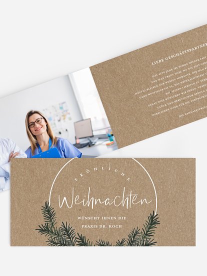 Christmas Hoop Kraftpapier Christmas Hoop Kraftpapier