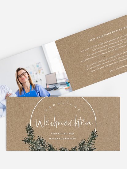 Christmas Hoop Kraftpapier