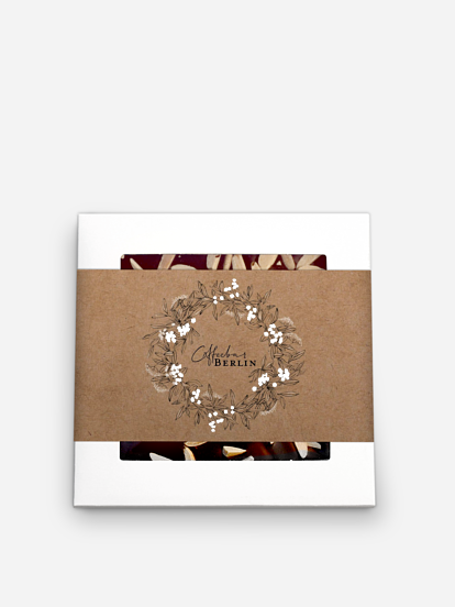 Schokobox geschäftlich Blattkranz