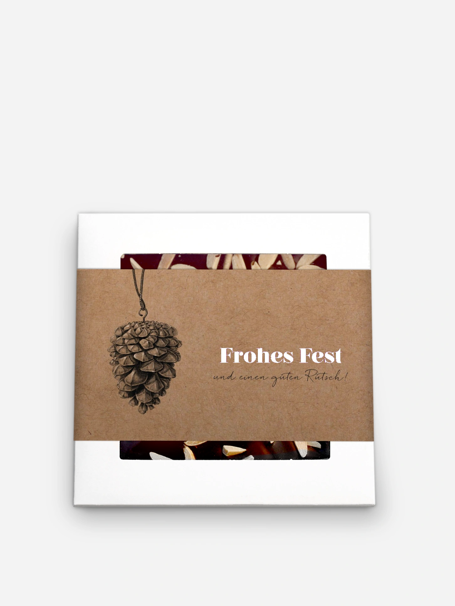 Schokobox geschäftlich Pinecone Ornament