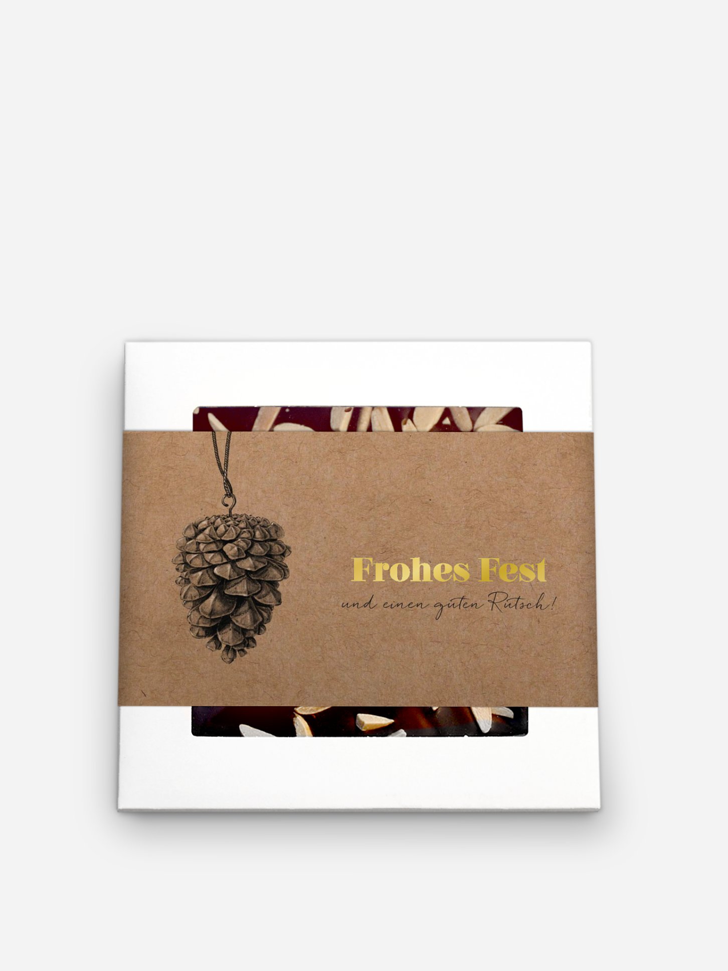 Schokobox geschäftlich Pinecone Ornament