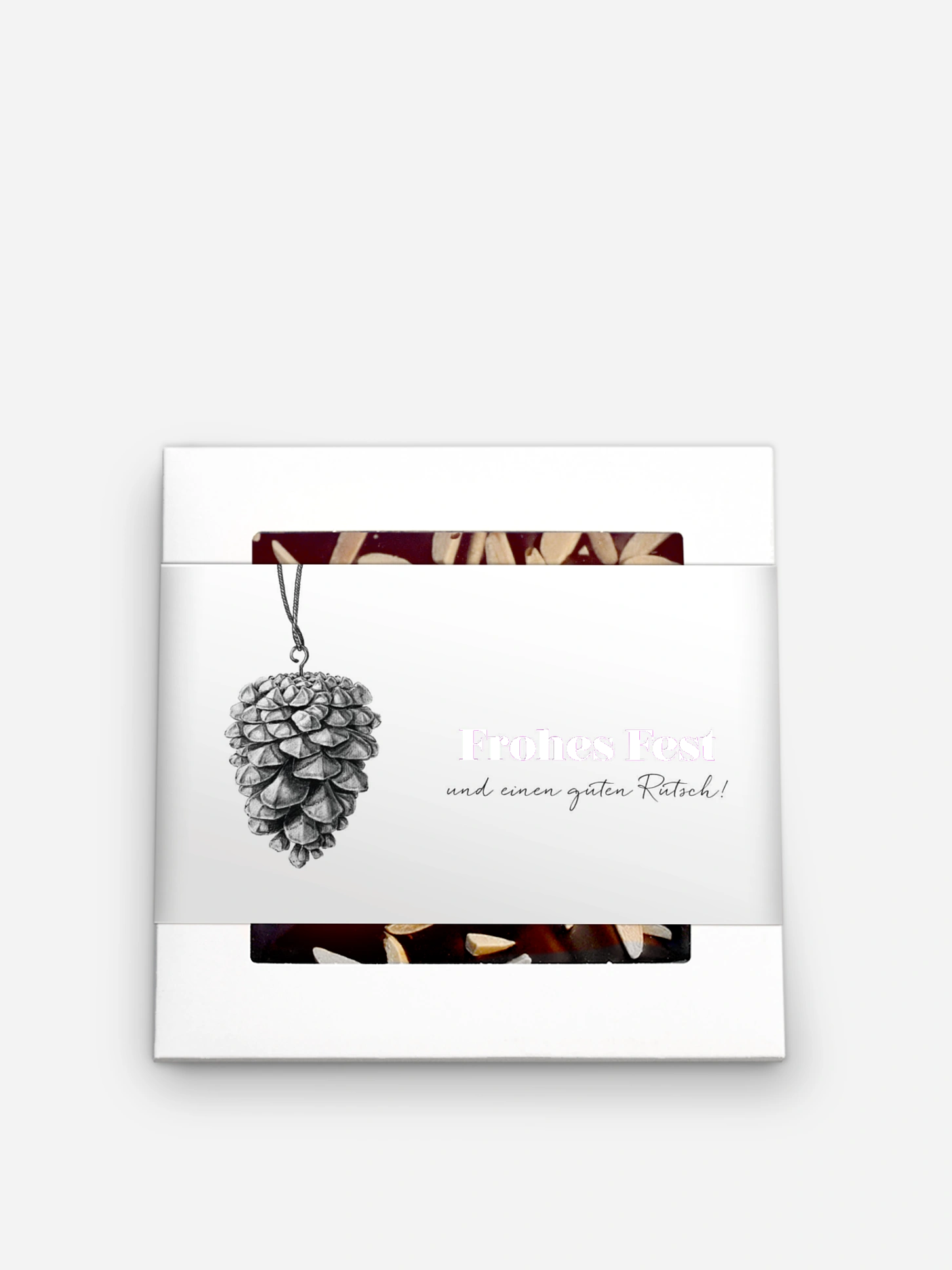 Schokobox geschäftlich Pinecone Ornament