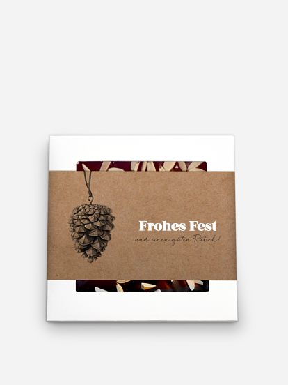 Schokobox geschäftlich Pinecone Ornament