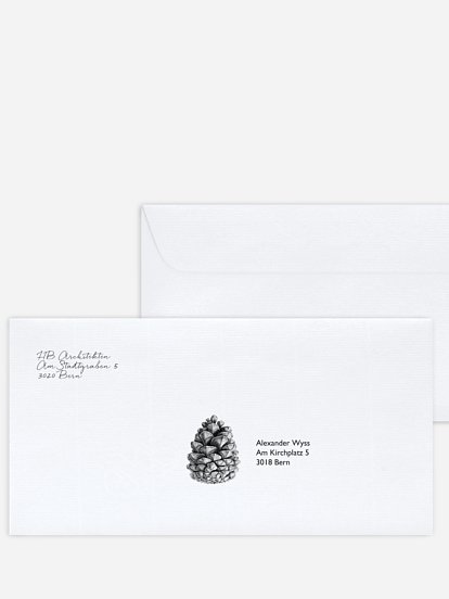 Pinecone Ornament Kraftpapier