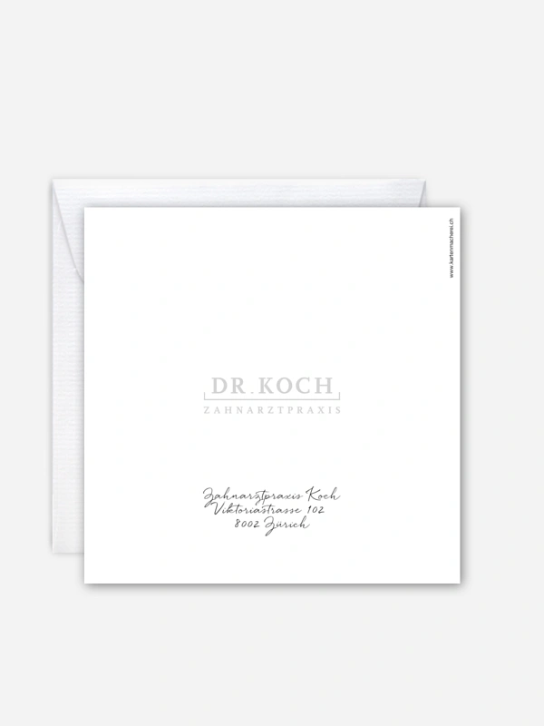 Geschäftliche Weihnachtskarte Walnut
