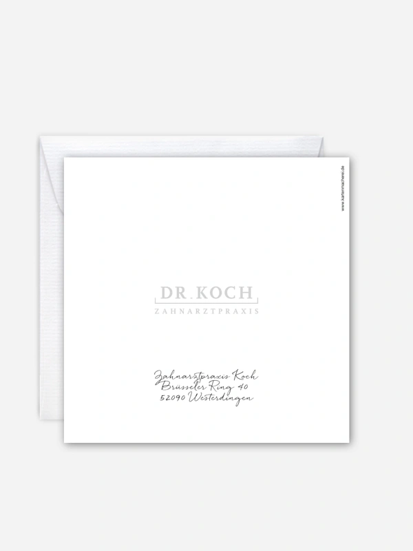 Geschäftliche Weihnachtskarte Walnut