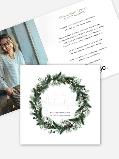 Weihnachtsfeier Pine Wreath