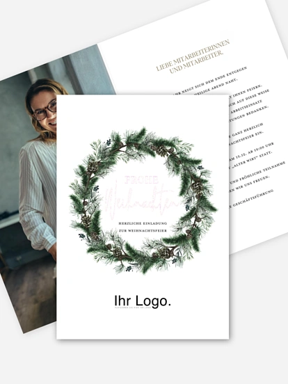 Weihnachtsfeier Pine Wreath