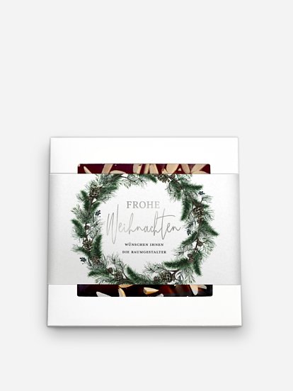 Schokobox geschäftlich Pine Wreath
