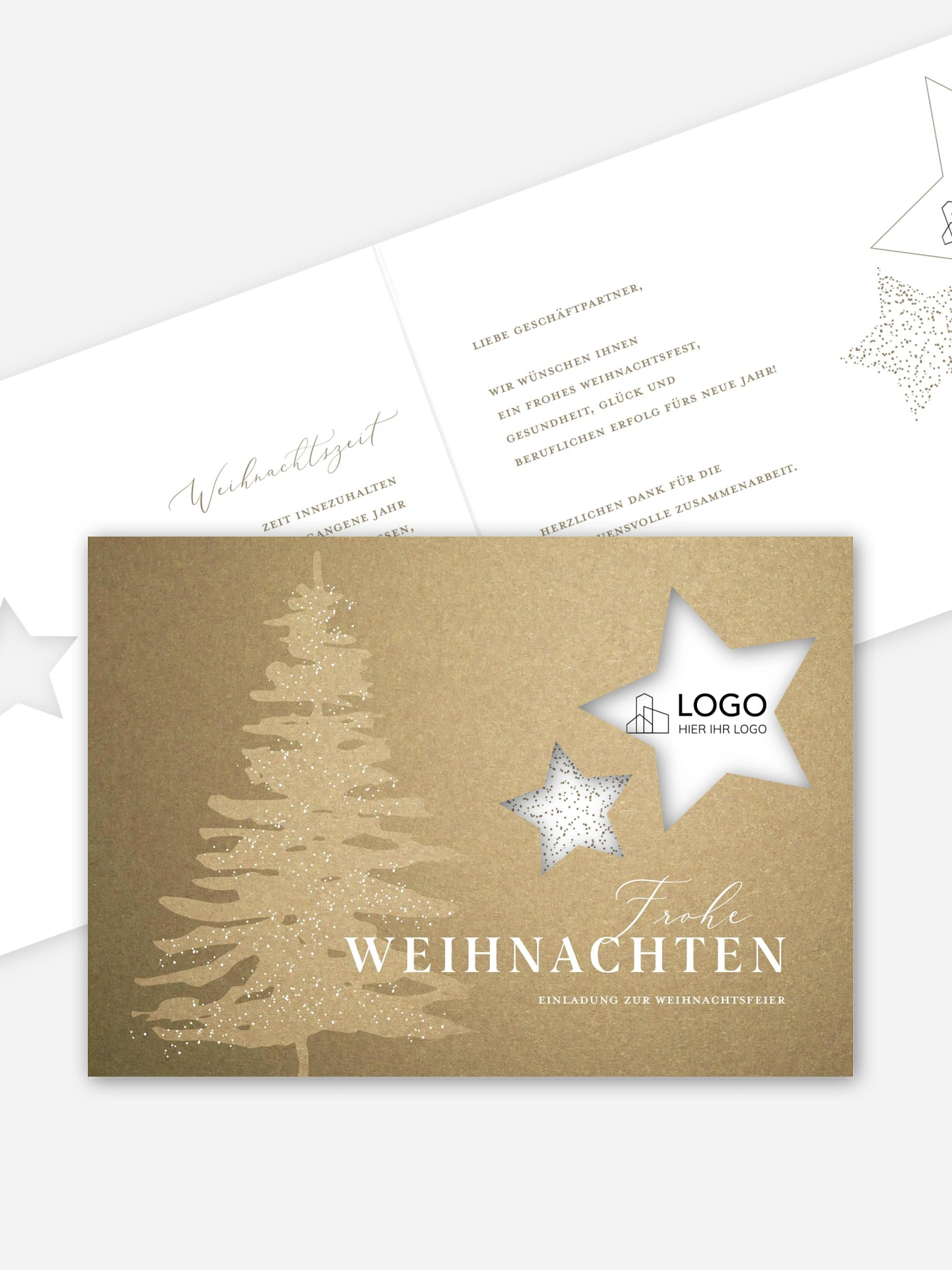 Weihnachtsfeier Classy Tree Sternstanze
