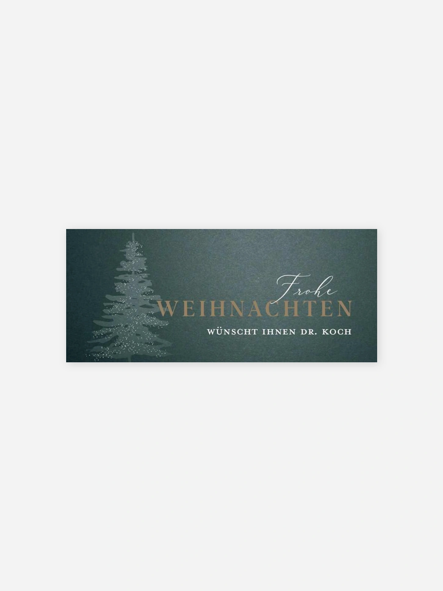 Geschenkaufkleber Geschäftlich Classy Tree Sternstanze
