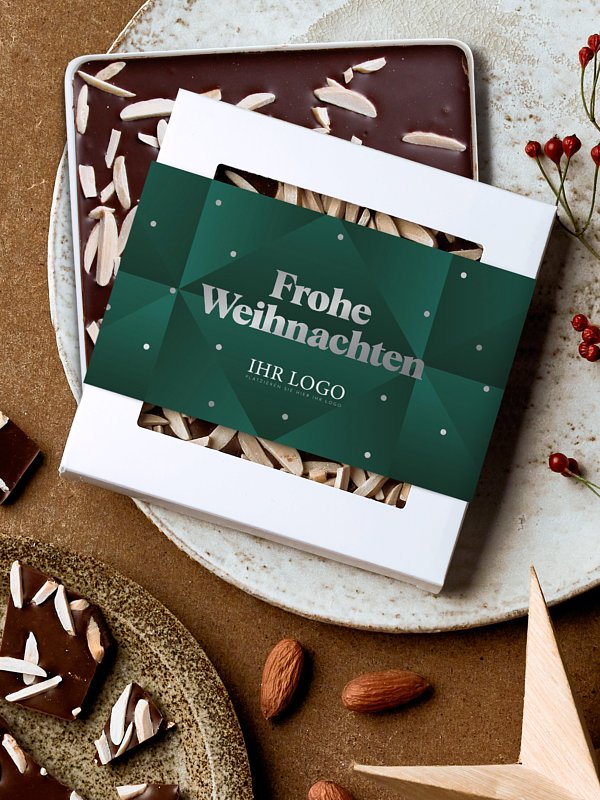 Schokobox geschäftlich Weihnachtsleuchten