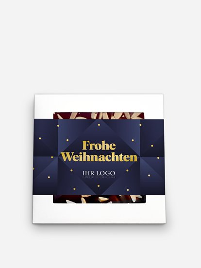 Schokobox geschäftlich Weihnachtsleuchten