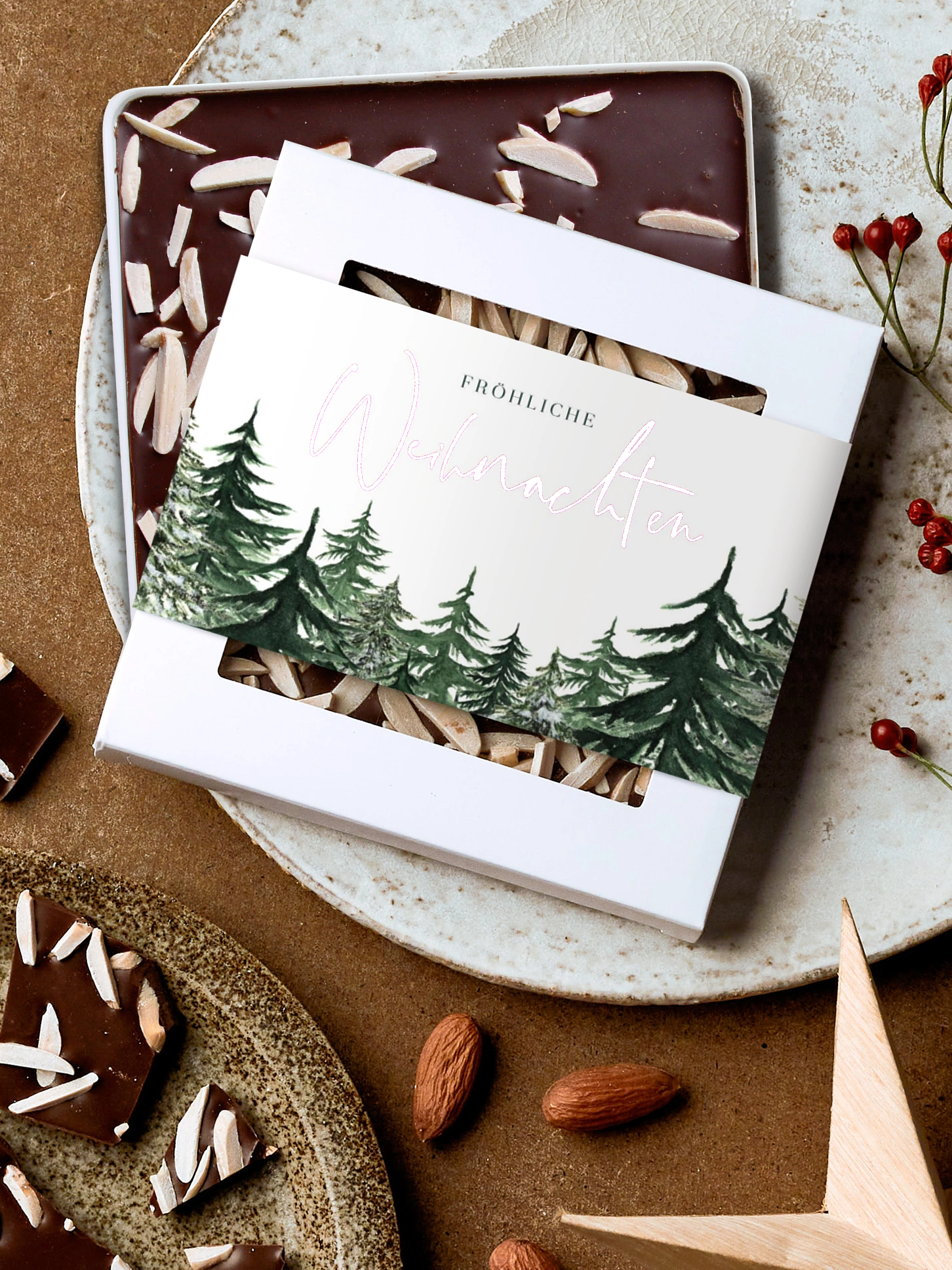 Schokobox geschäftlich Warm Wintertrees
