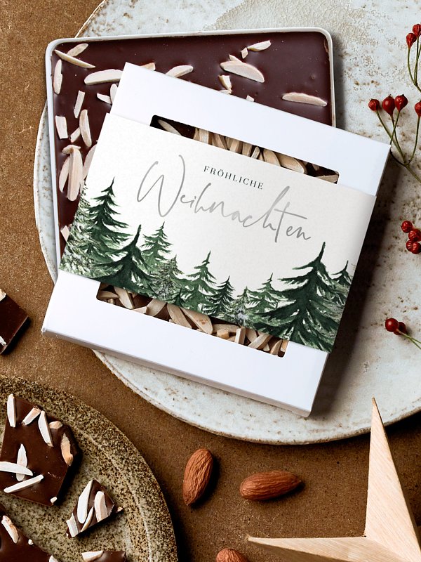Schokobox geschäftlich Warm Wintertrees