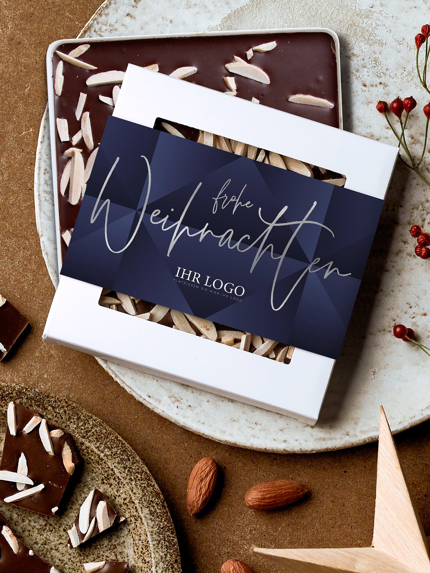 Schokobox geschäftlich Schwungvolle Weihnachten