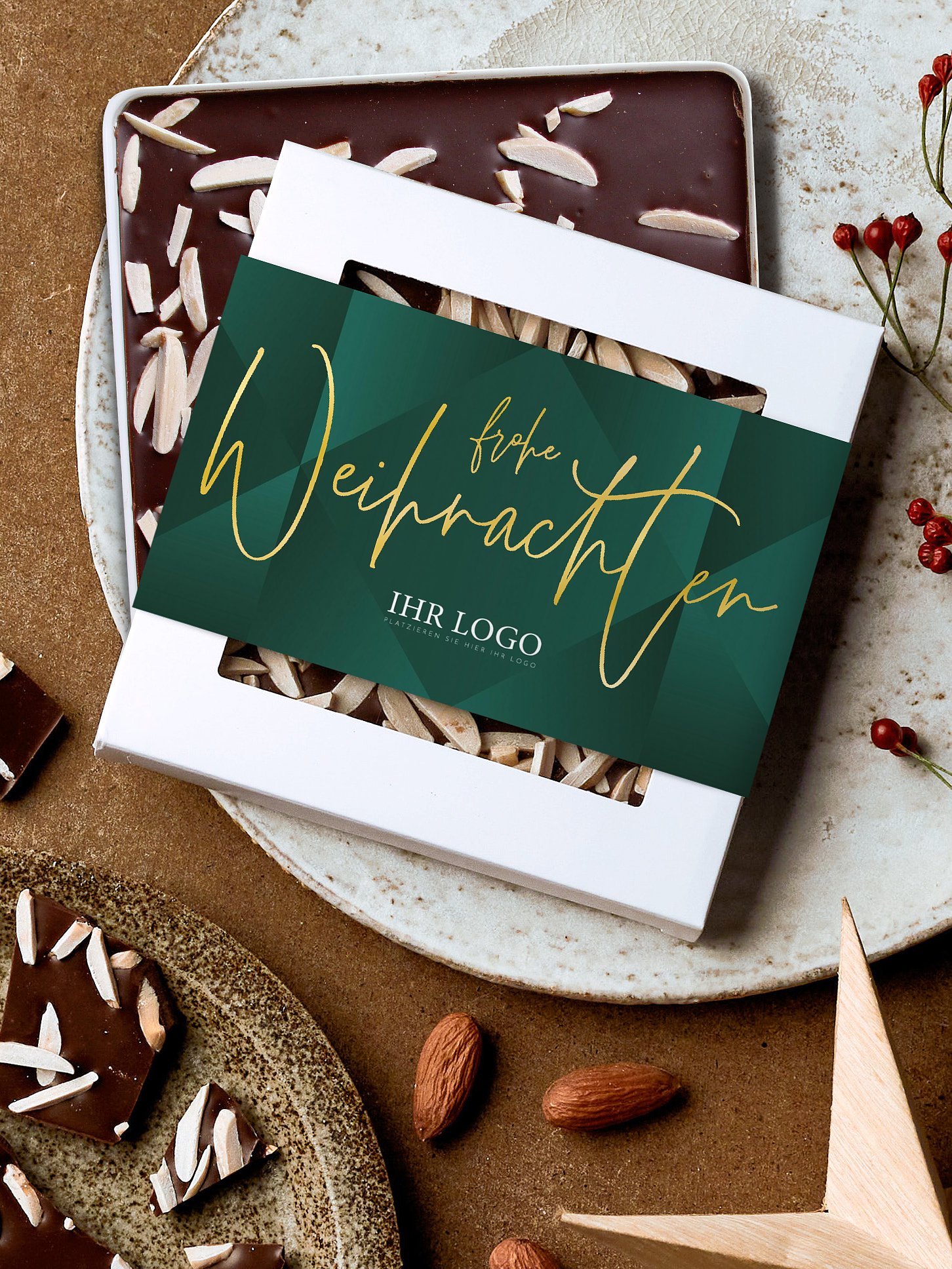Schokobox geschäftlich Schwungvolle Weihnachten