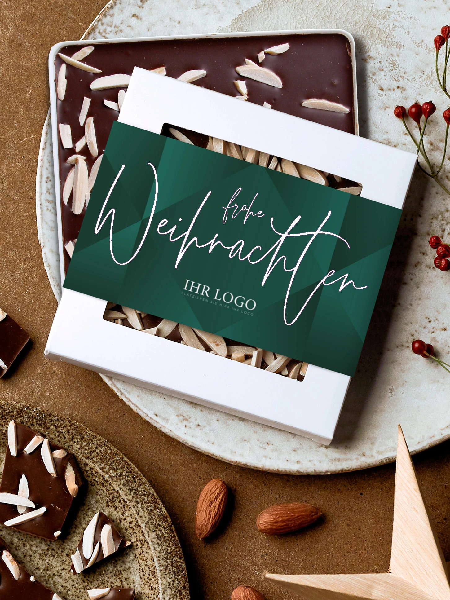 Schokobox geschäftlich Schwungvolle Weihnachten