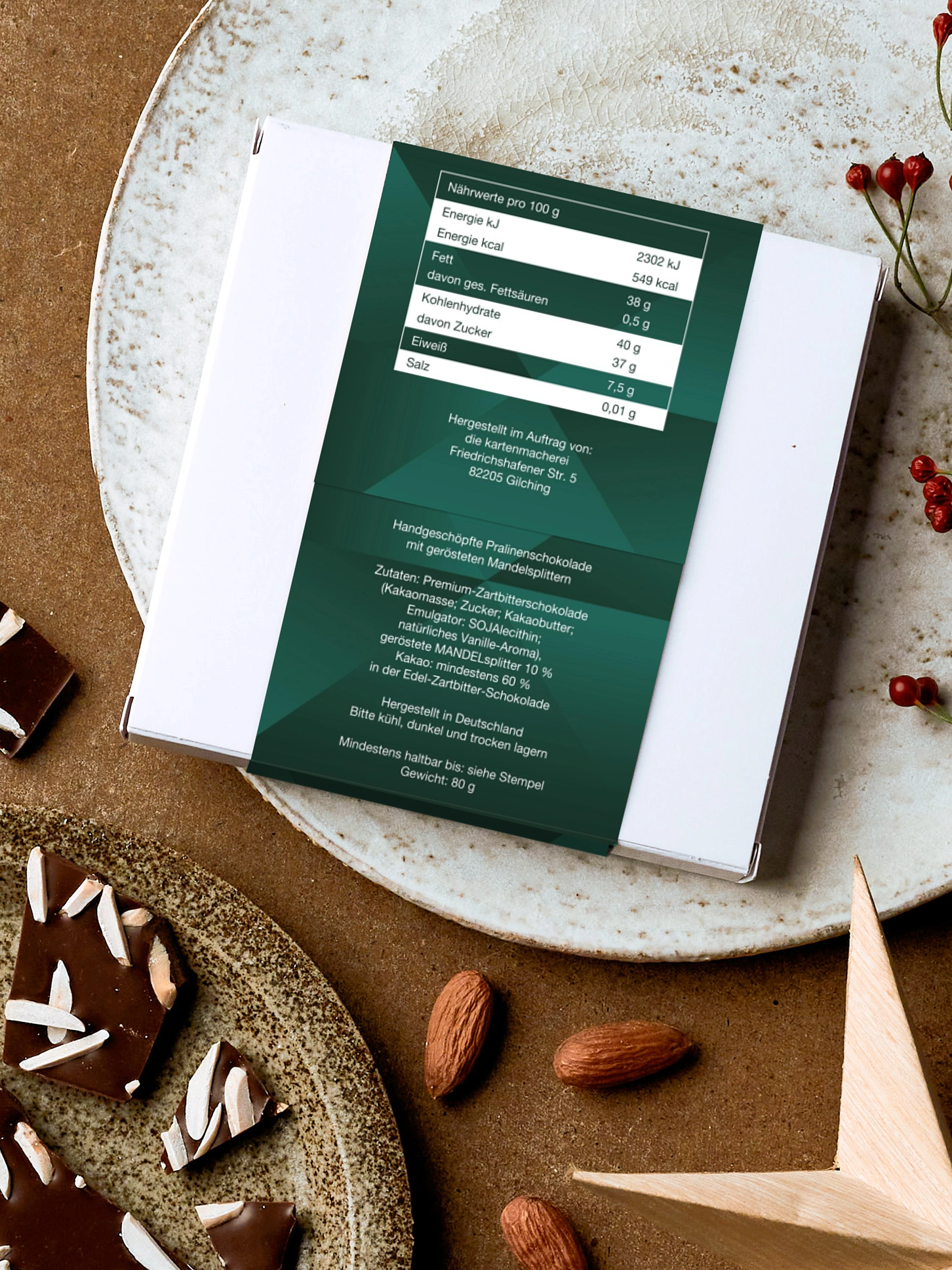 Schokobox geschäftlich Schwungvolle Weihnachten