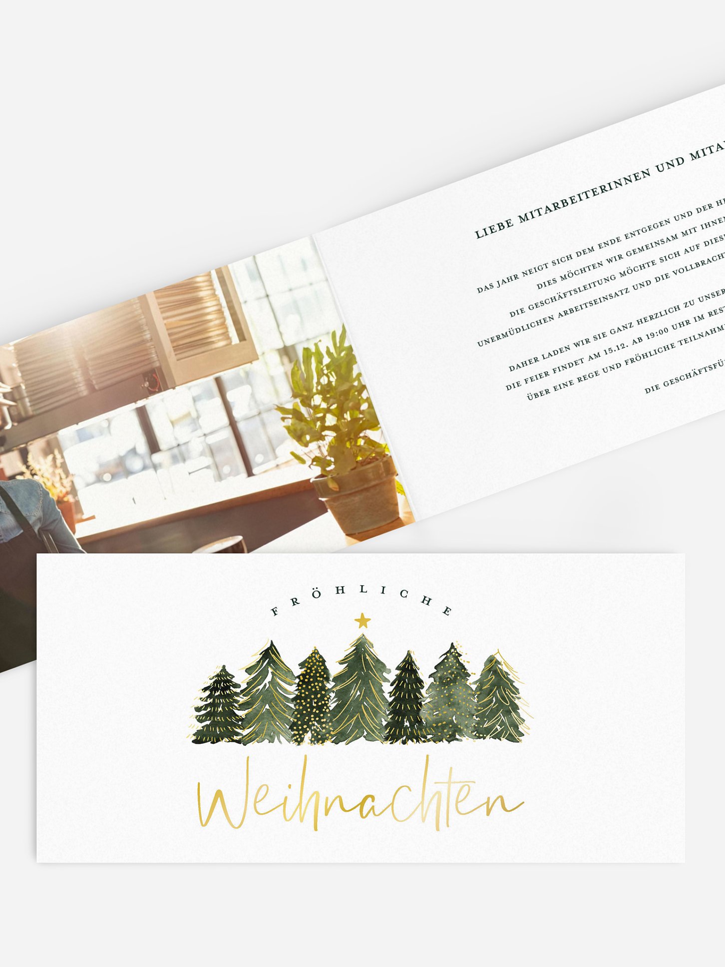Weihnachtsfeier Goldtannen