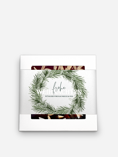 Schokobox geschäftlich Kiefernkranz