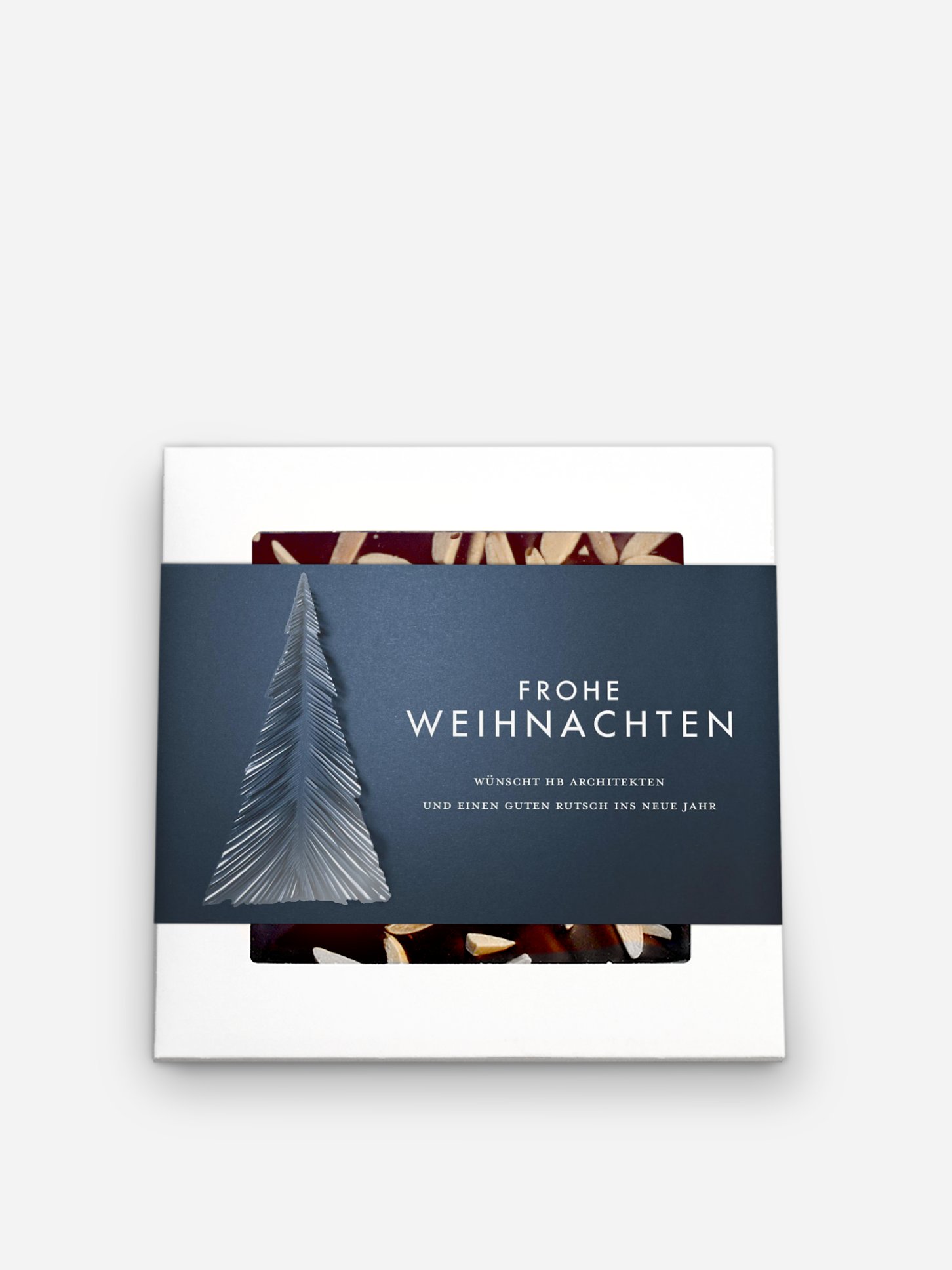 Schokobox geschäftlich Papiertannenbaum Lack