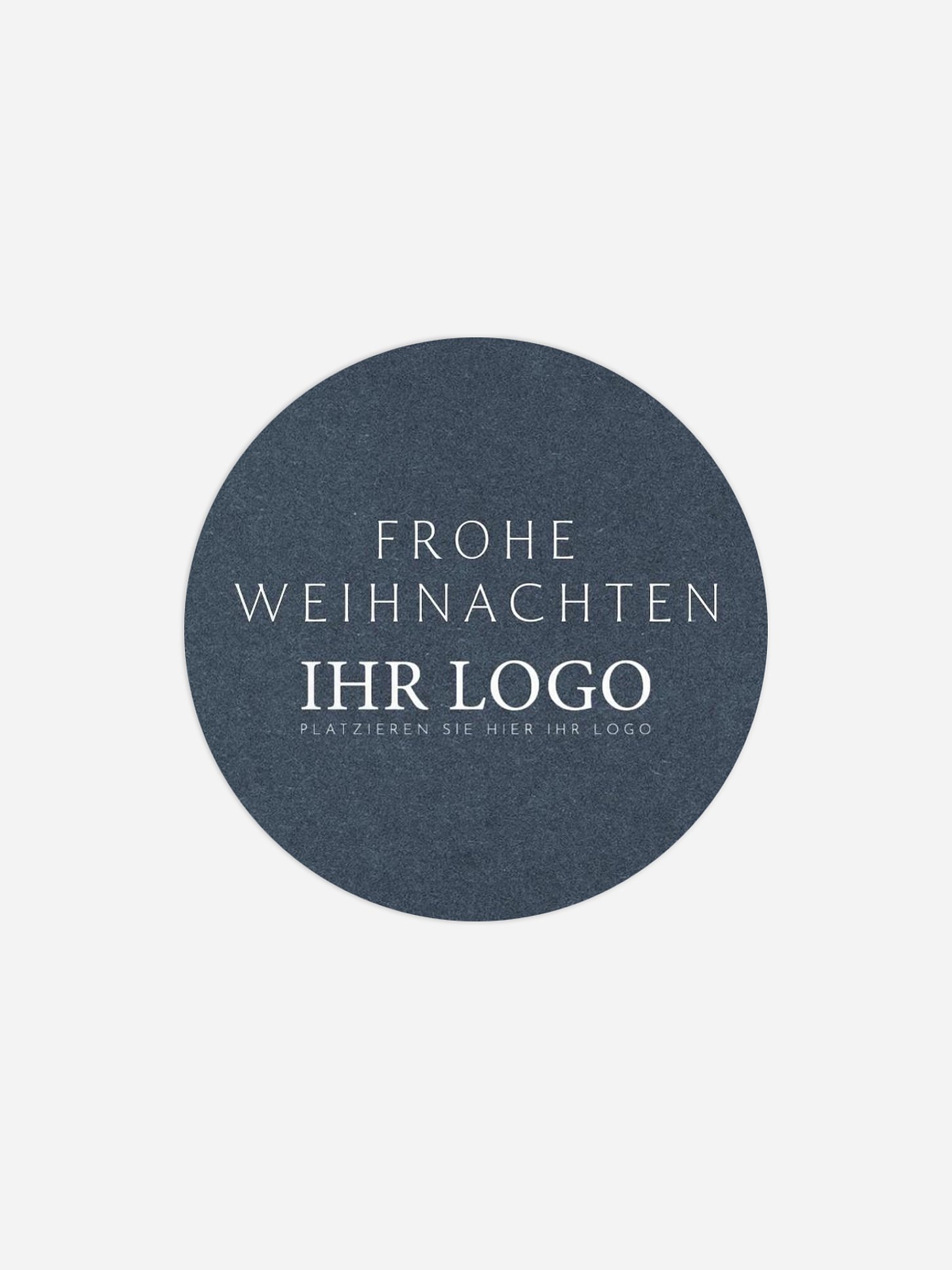 Geschenkaufkleber Geschäftlich Chic Silhouette