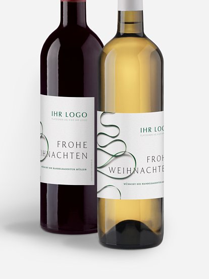 Flaschenetikett geschäftlich Ribbon Tree