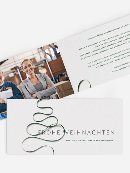 Weihnachtsfeier Ribbon Tree