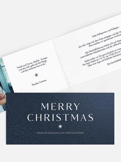 Weihnachtsfeier Christmas Star