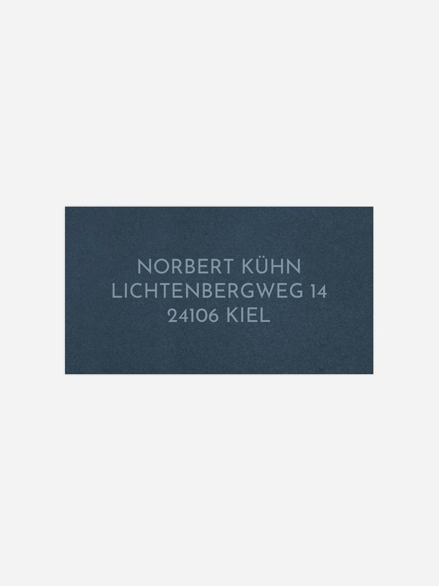 Empfängeraufkleber geschäftl. Weihnachten Christmas Note