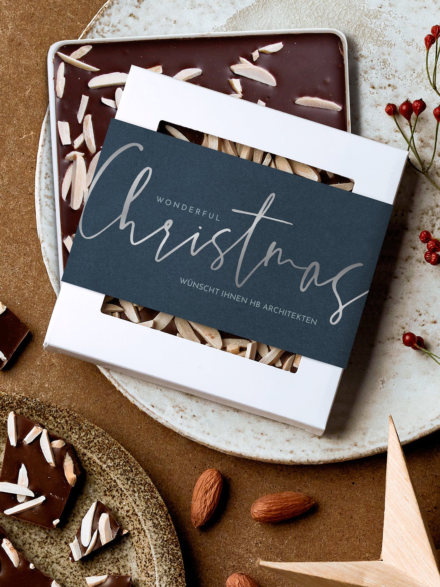 Schokobox geschäftlich Christmas Note
