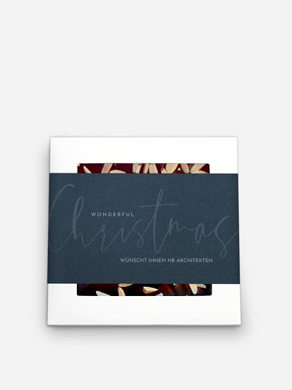 Schokobox geschäftlich Christmas Note