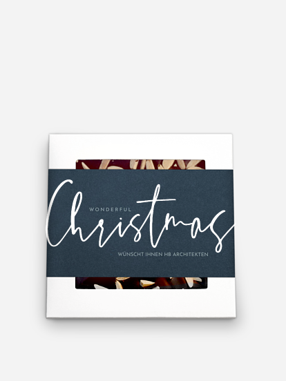 Schokobox geschäftlich Christmas Note