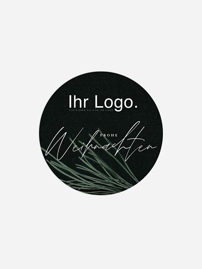 Geschenkaufkleber Geschäftlich Modern Pine