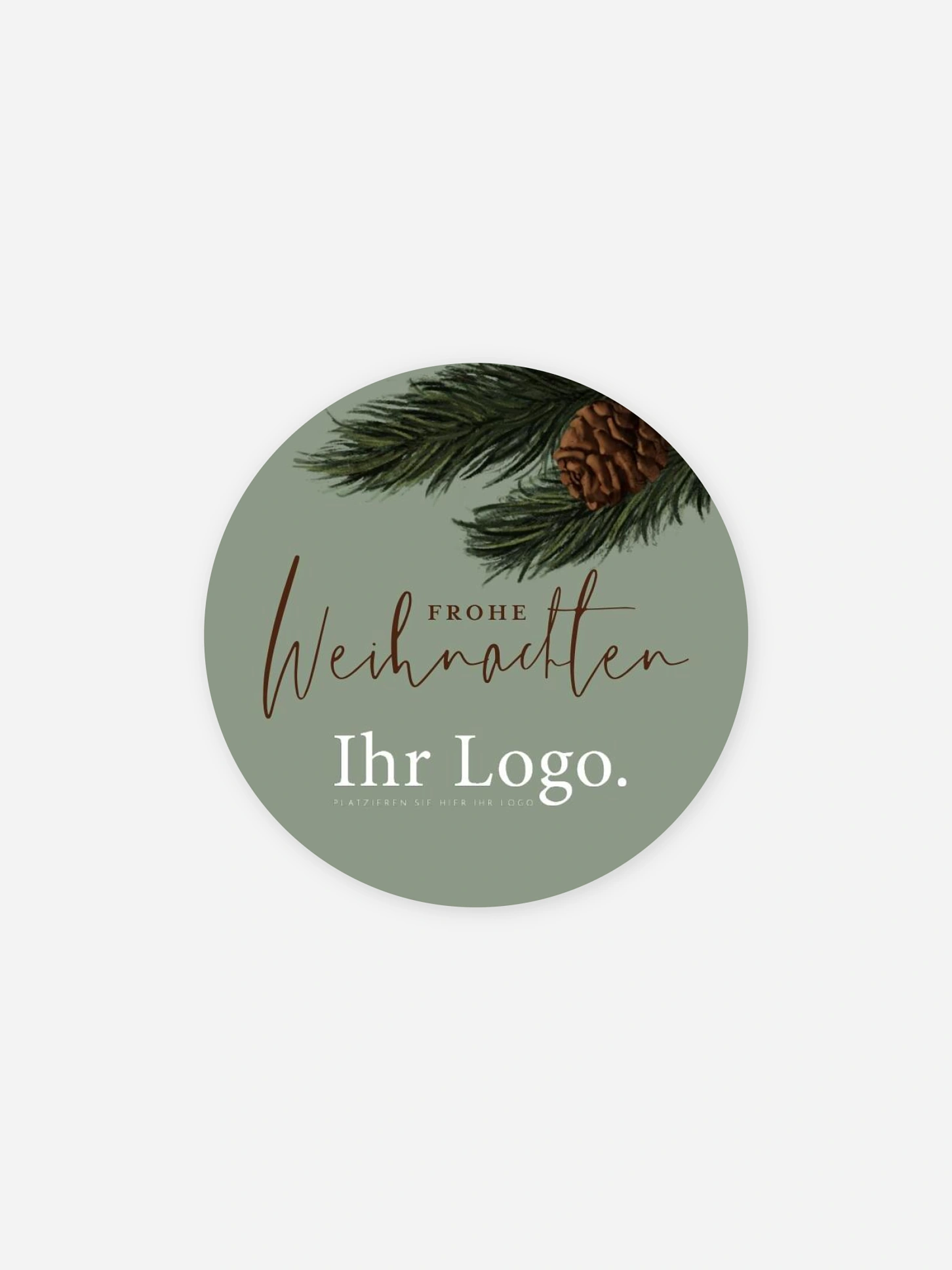 Geschenkaufkleber Geschäftlich Rusty Charm