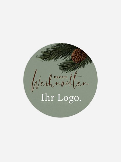 Geschenkaufkleber Geschäftlich Rusty Charm