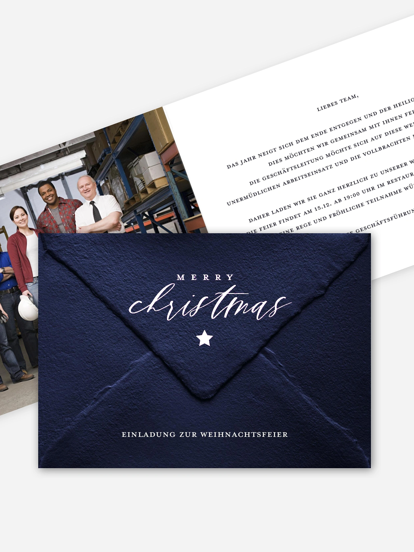Weihnachtsfeier Letter from Santa