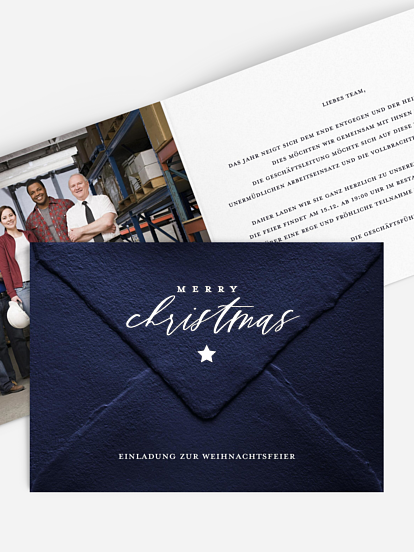 Weihnachtsfeier Letter from Santa