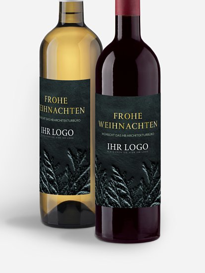 Flaschenetikett geschäftlich Geprägt