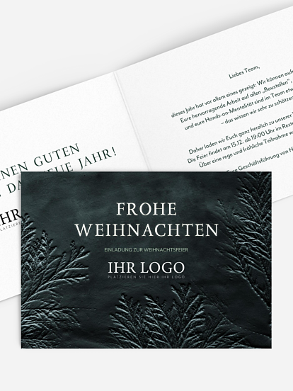 Weihnachtsfeier Geprägt