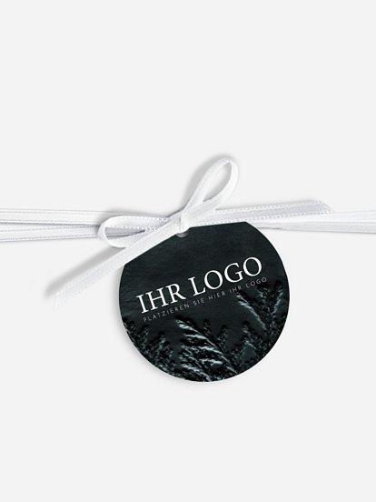 Geschenkanhänger Geschäftlich Geprägt