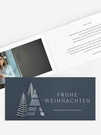 Weihnachtsfeier Chic Silhouette (Lack)