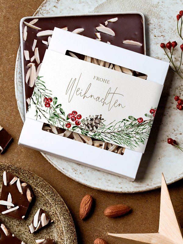 Schokobox geschäftlich Berry Wreath