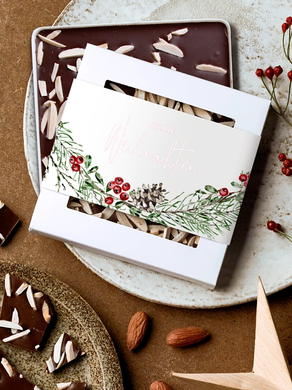 Schokobox geschäftlich Berry Wreath