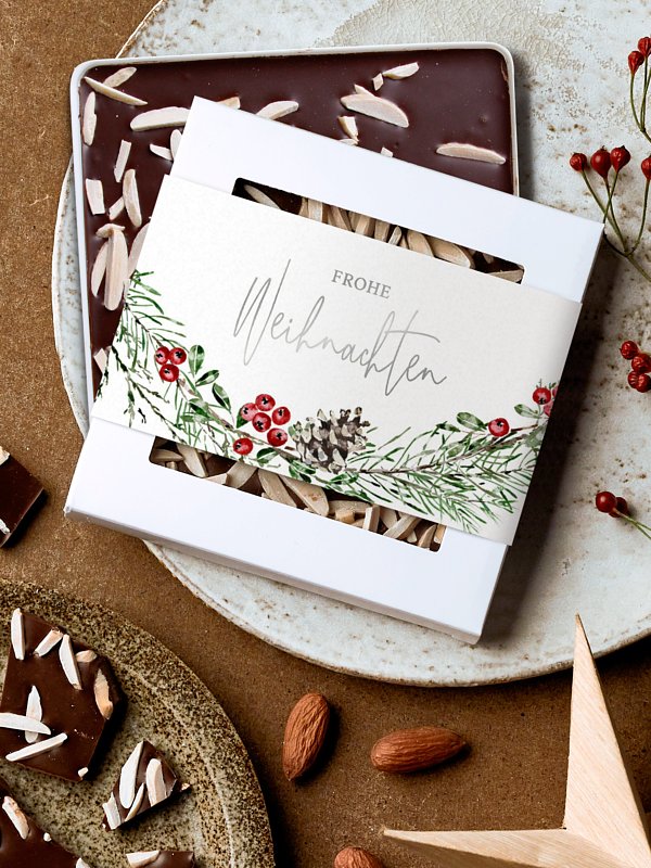 Schokobox geschäftlich Berry Wreath