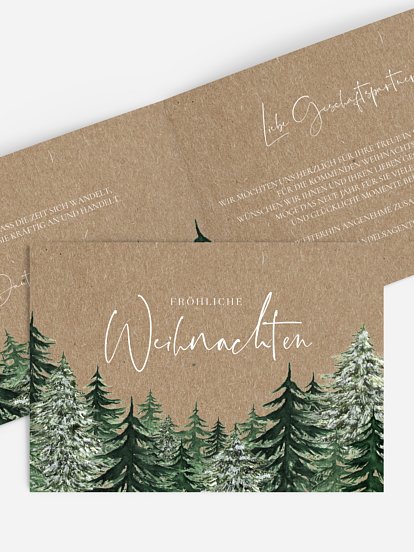 Warm Wintertrees Kraftpapier Warm Wintertrees Kraftpapier